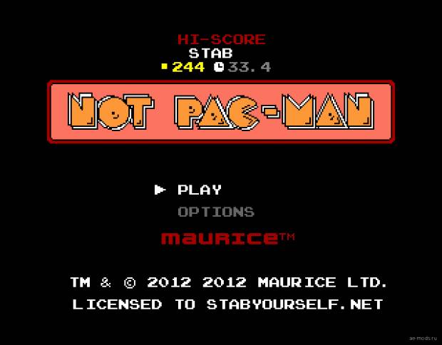 Not Pacman скриншот №1<br>Нажми для просмотра в полном размере