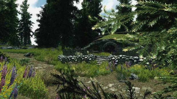 Skyrim Ultra HD textures + ENB скриншот №7<br>Нажми для просмотра в полном размере