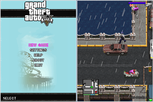 GTA 5 v.1.5 (mod saints row2) (java) скриншот №2