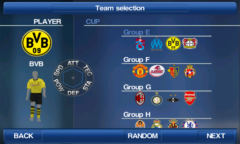 PES 2012 (season 13/14) v1.6 [Android] скриншот №9