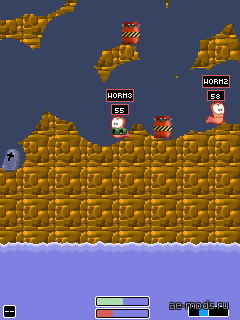 Worms Space Party скриншот №2