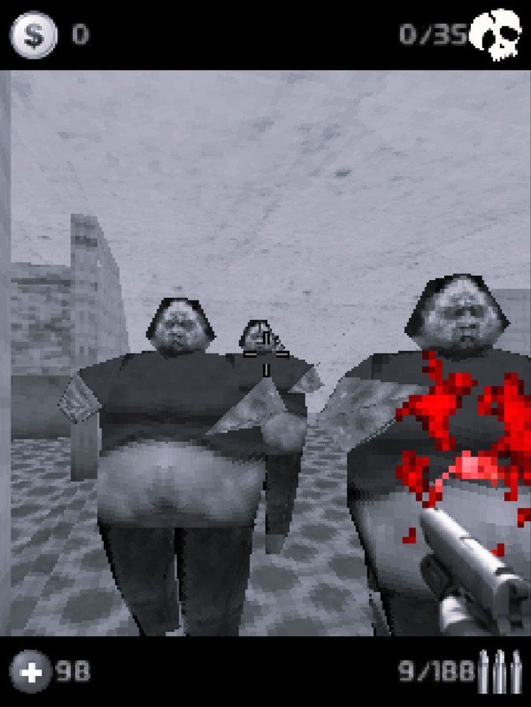Left 2 Die 3D: Black & White Movie MOD скриншот №2